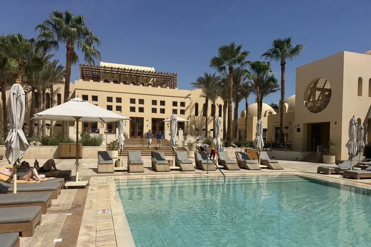 Casino-resort evening and shared hotel public spaces